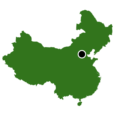 中華人民共和国無料フリーイラスト｜首都(緑)